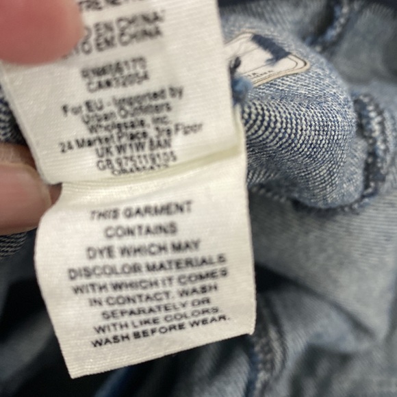 FREE PEOPLE Halter neck denim jumpsuit, US Size 4, worn once - Picture 6 of 8